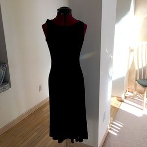 Eileen Fisher wool tank dress with bias skirt XS